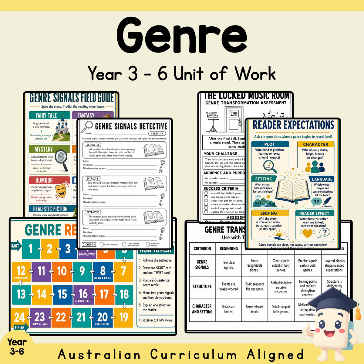 Genre: How Stories Work - Years 3-6 — cover