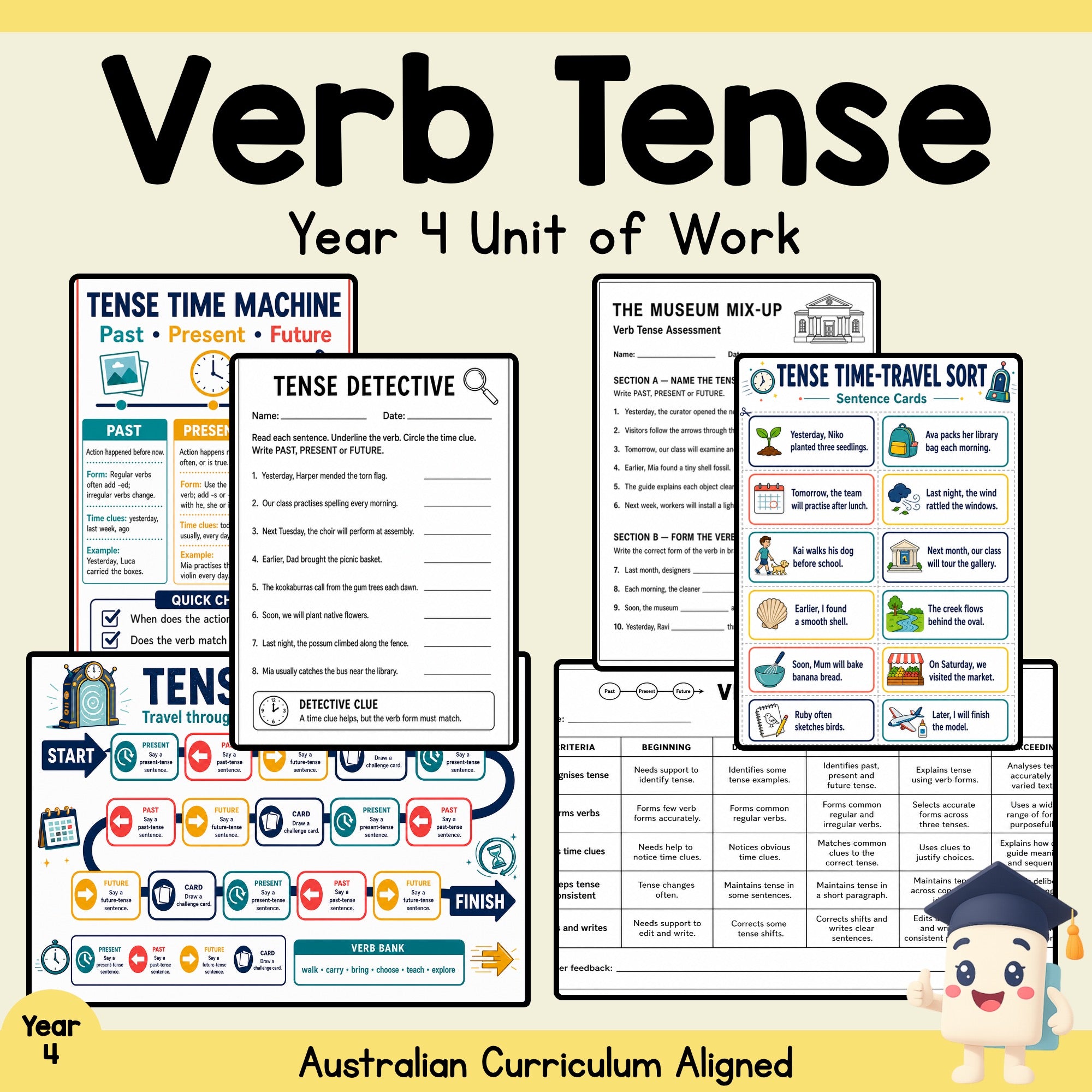 Verb Tense — Year 4 Unit of Work