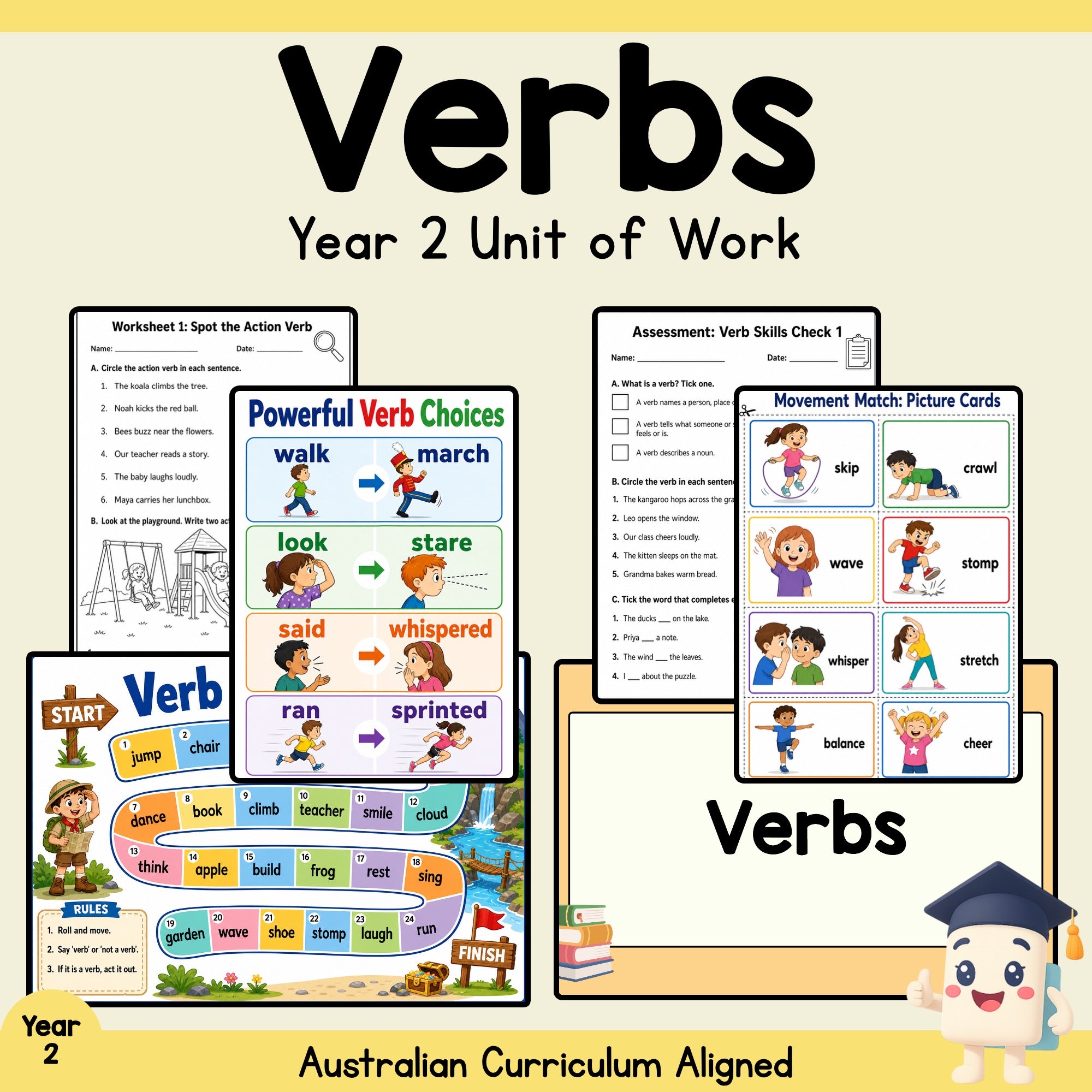 Year 2 Verbs Unit