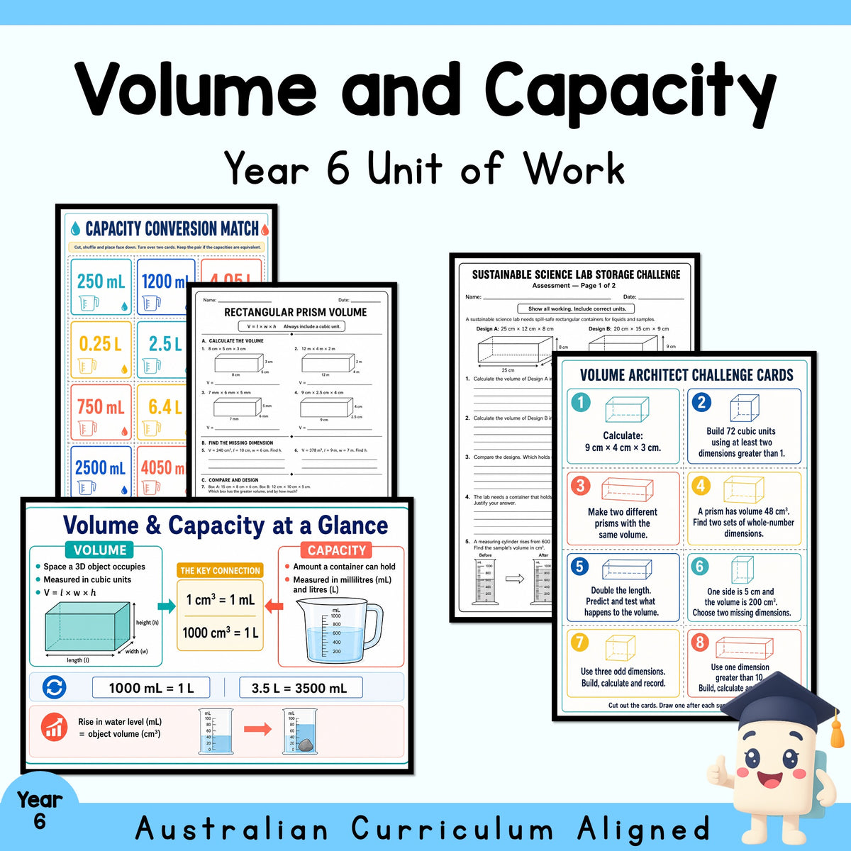 Year 6 Volume and Capacity Unit — cover