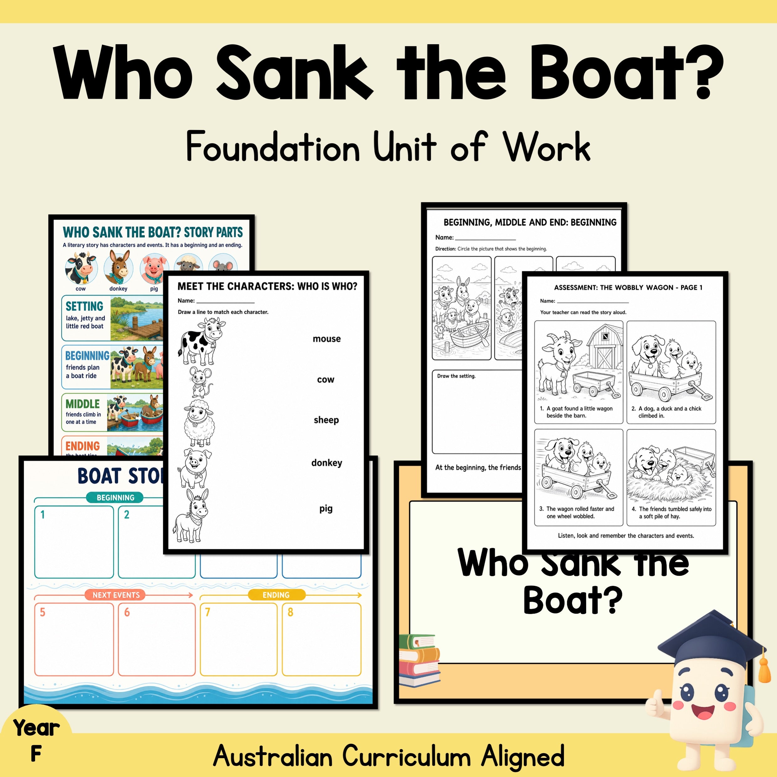 Who Sank the Boat Foundation English Unit