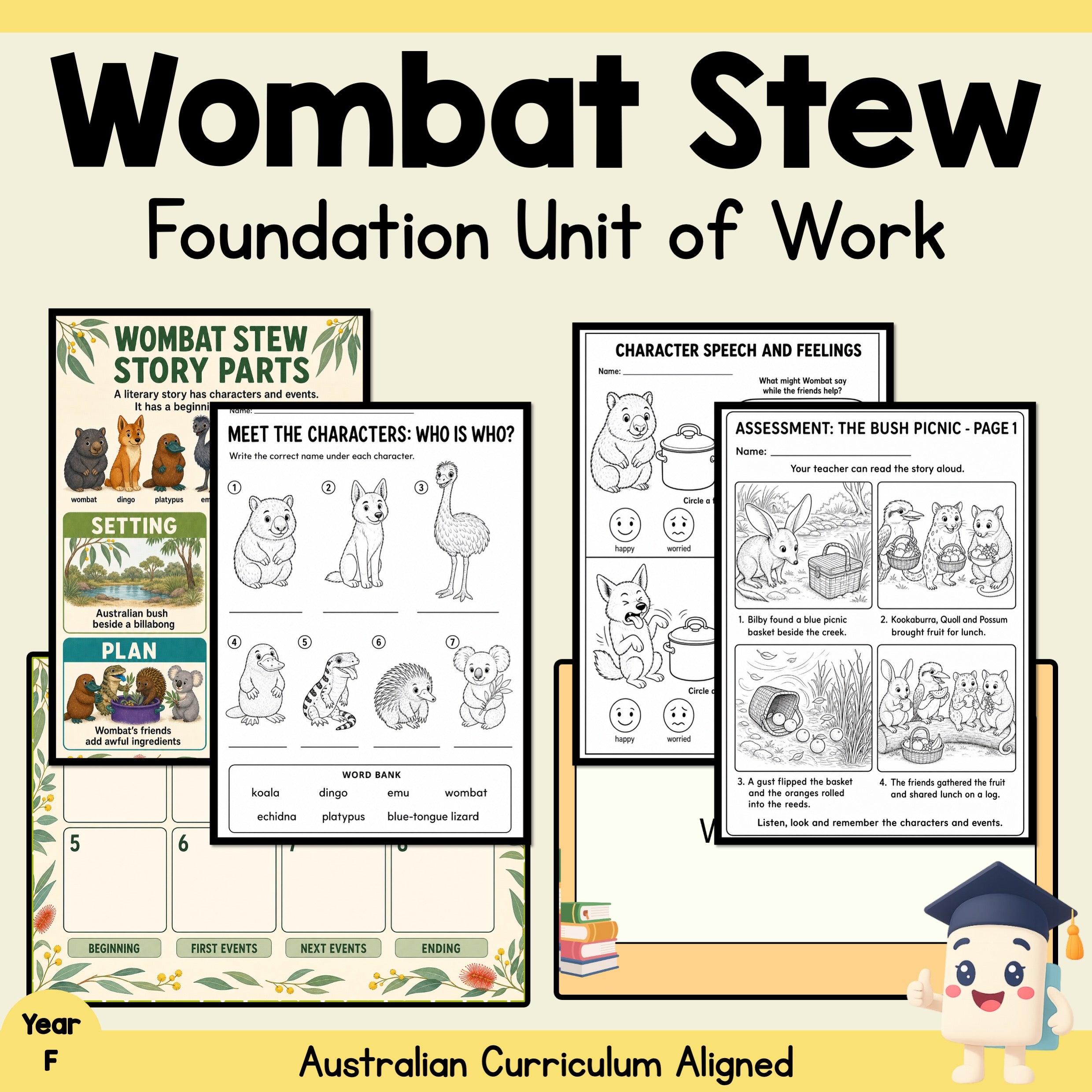 Wombat Stew Foundation English Unit