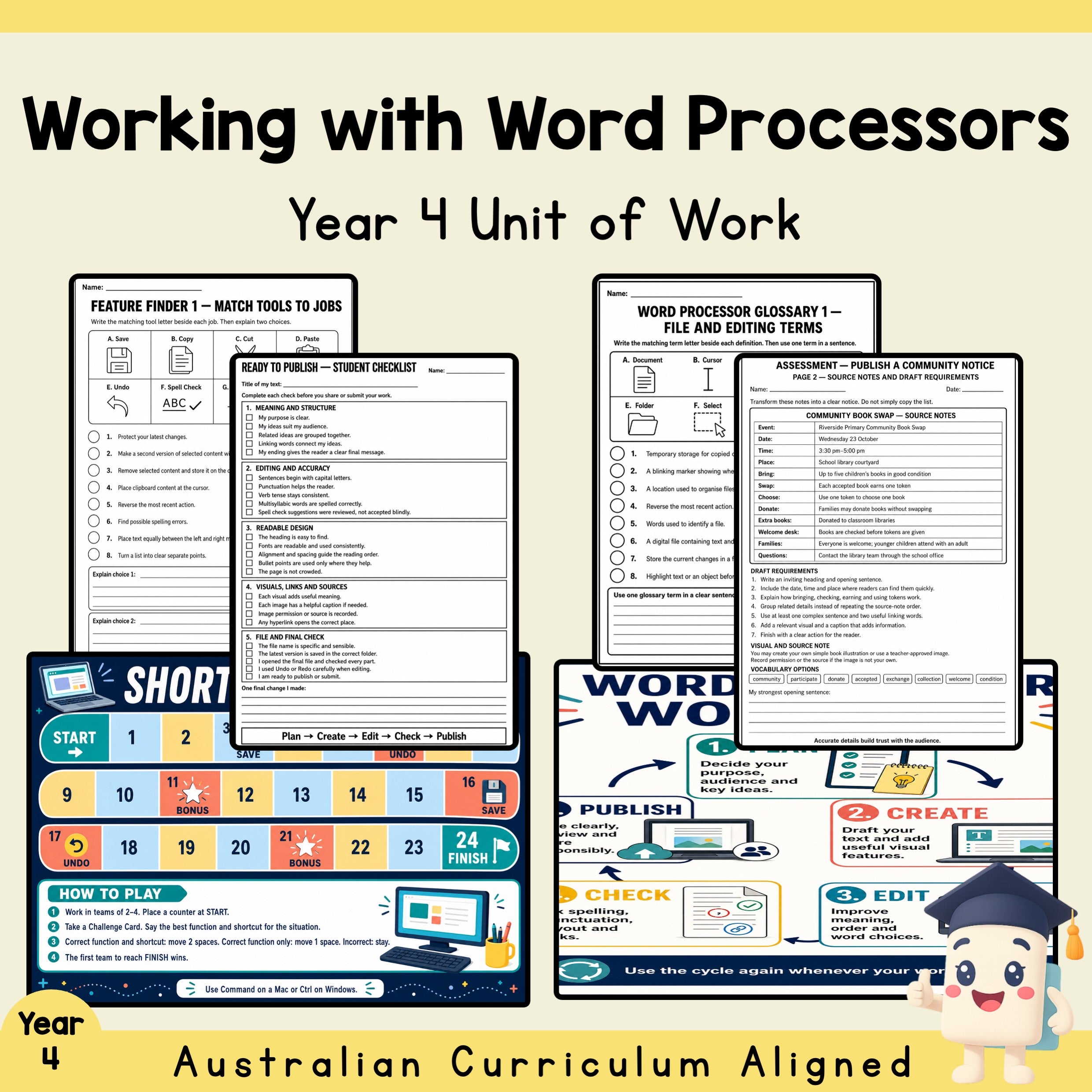 Year 4 Word Processors Unit