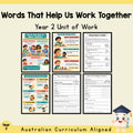Words That Help Us Work Together - Year 2 English Unit — cover
