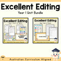 Year 1 Editing Resource Variety Pack | 2 English Units