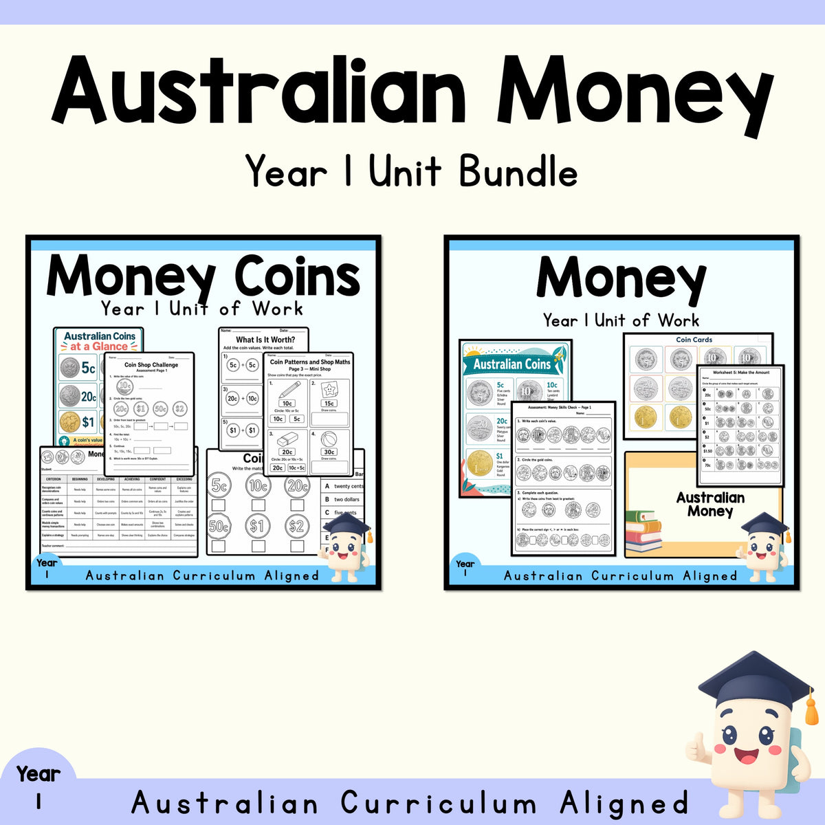 Year 1 Money Unit Variety Pack | 2 Maths Units