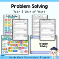 Year 3 Problem Solving Unit | Maths Word Problems, Strategies, Games & Assessment