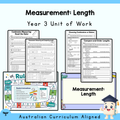 Year 3 Length Measurement Unit | Worksheets, Games & Assessment