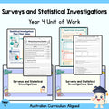Year 4 Surveys and Statistical Investigations Unit