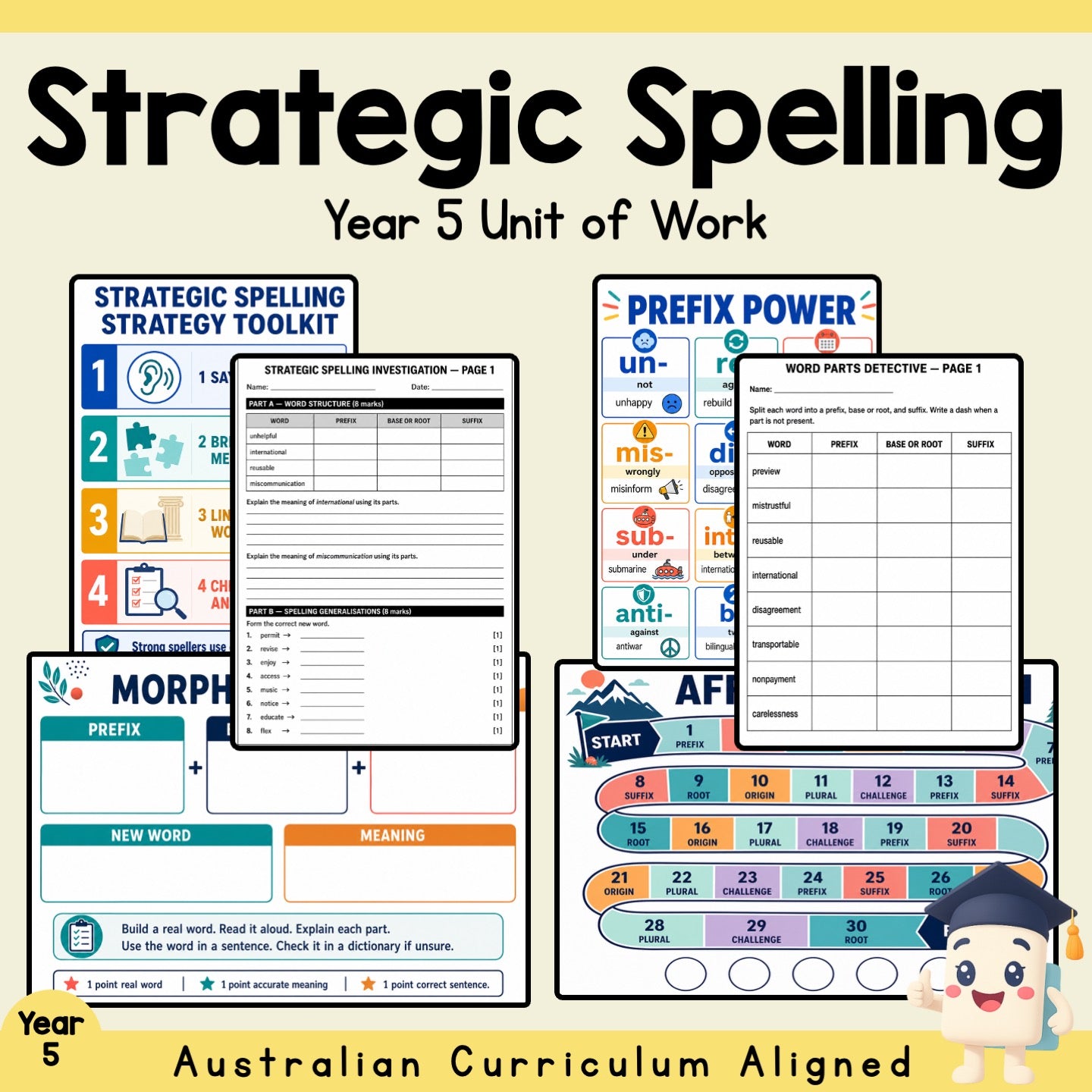 Year 5 Strategic Spelling Unit