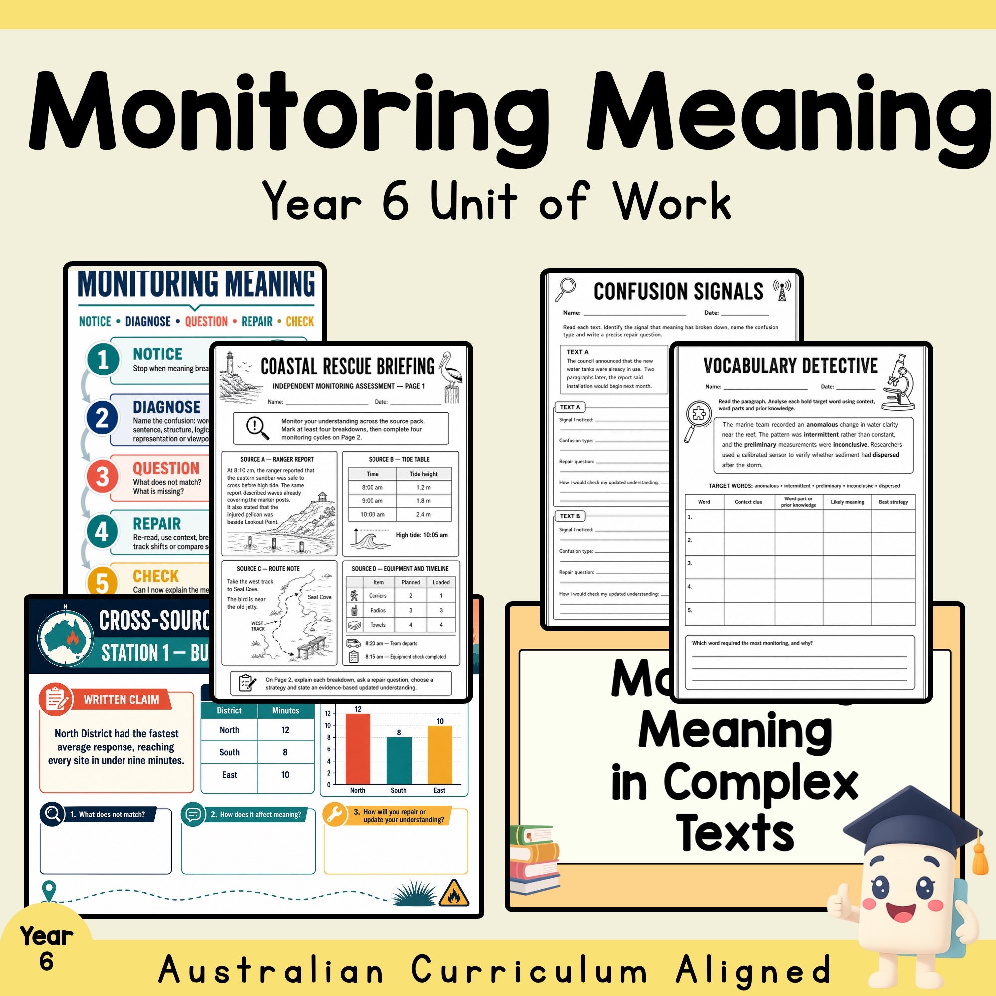 Monitoring Meaning — Year 6 English Unit