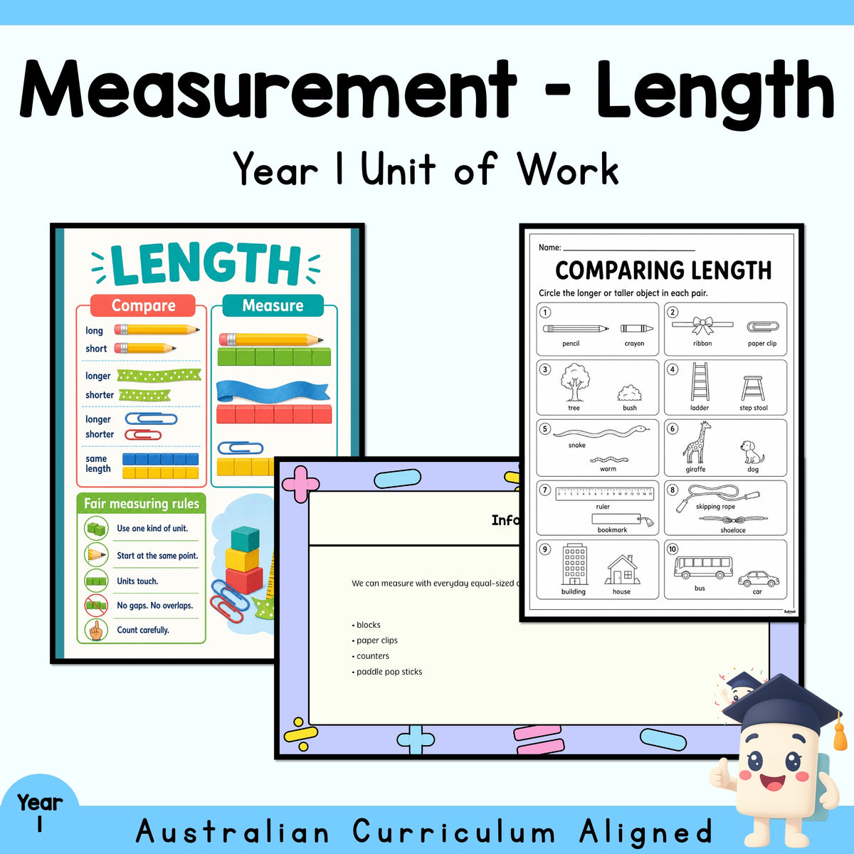 Year 1 Length Measurement Unit — cover