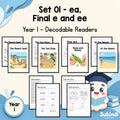 Year 1 Set 01 Decodable Readers - Long ee spellings: ea, final e and review of ee — cover