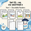 Year 1 Set 03 Decodable Readers - Long oa spellings: oa, ow in snow and final o — cover