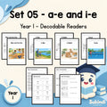 Year 1 Set 05 Decodable Readers - a-e, i-e and selected doubled consonants — cover