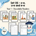 Year 1 Set 06 Decodable Readers - o-e, e-e and the two u-e readings — cover