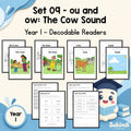 Year 1 Set 09 Decodable Readers - ou and ow as in cow — cover