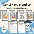 Year 1 Set 12 Decodable Readers - Stressed er, ir and ur, with weak final er — cover