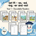 Year 1 Set 19 Decodable Readers - Inflections: -es, -ed, -ing, -er and -est — cover