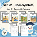 Year 1 Set 22 Decodable Readers - Long vowels in open syllables and internal y — cover