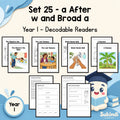 Year 1 Set 25 Decodable Readers - a after w or qu, and broad a spellings — cover