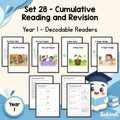 Year 1 Set 28 Decodable Readers - Year 1 cumulative application and revision — cover