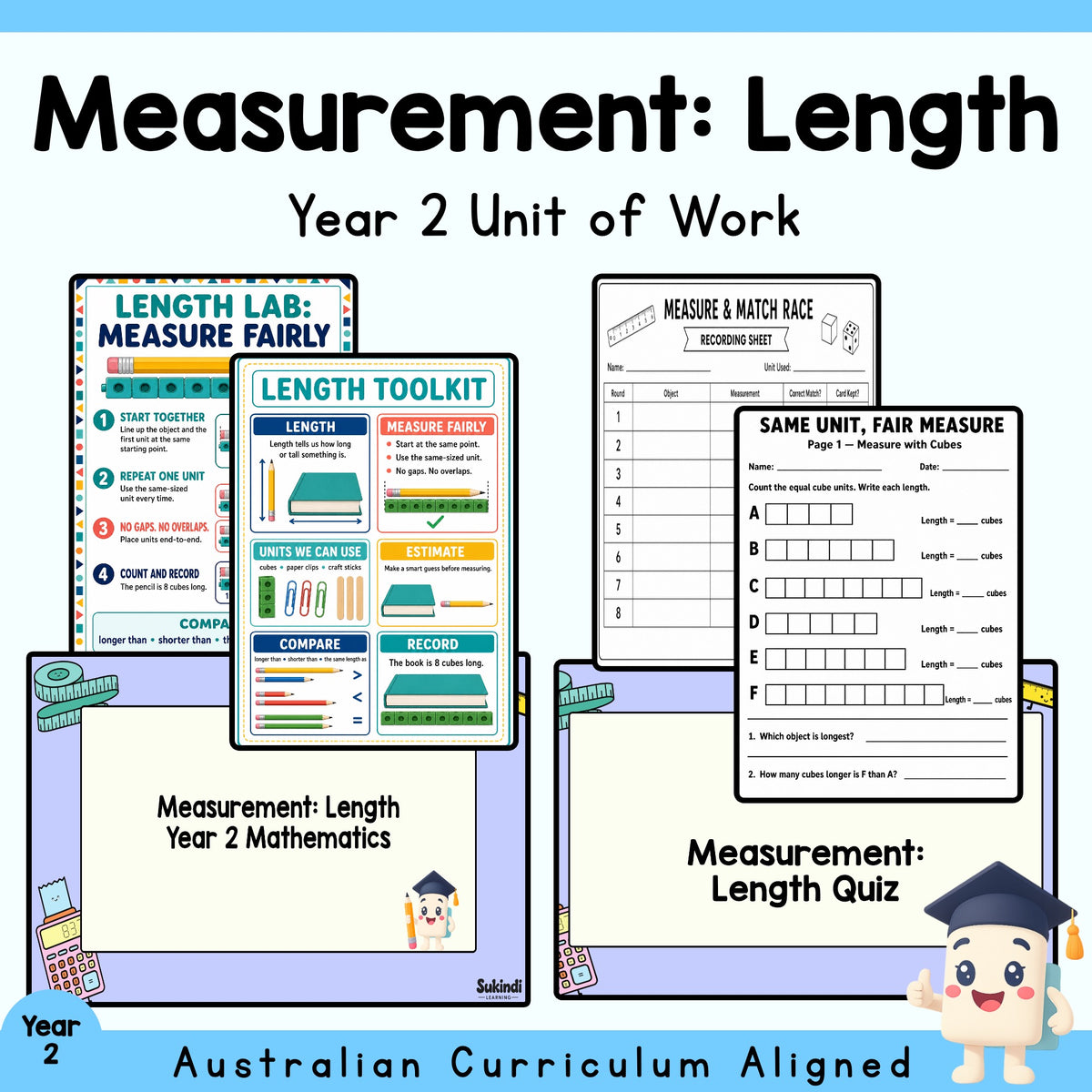 Year 2 Measurement: Length Unit — cover