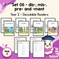 Year 2 Set 06 Decodable Readers - The prefixes dis-, mis-, pre- and the suffix -ment — cover
