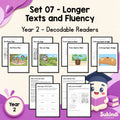 Year 2 Set 07 Decodable Readers - Sustained cumulative reading and fluency — cover
