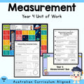 Year 4 Measurement: Unmarked Scales and Partial Units — cover